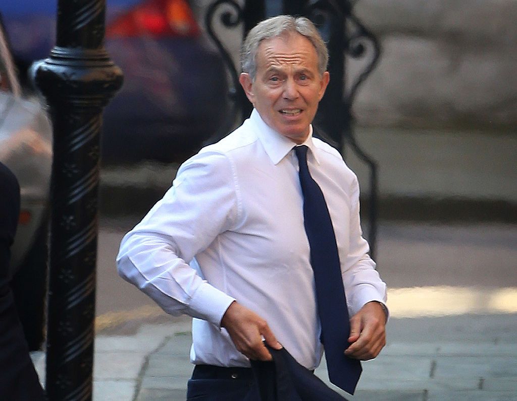 Former British Prime Minister Tony Blair