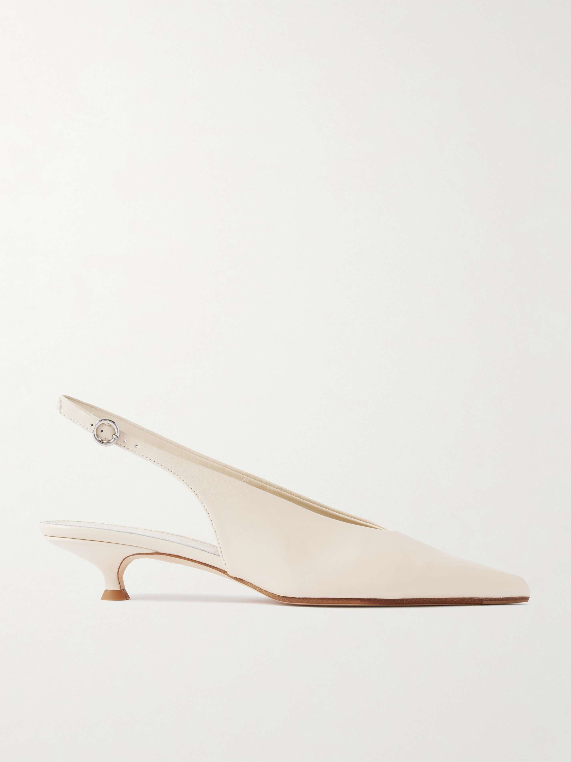 Camila Leather Slingback Pumps