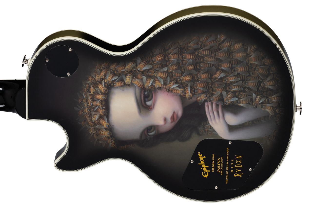 Adam Jones' new Epiphone signature "Veil of Bees" Les Paul
