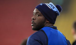 An offensive chant was aimed at Wycombe striker Adebayo Akinfenwa during the Chairboys' loss to MK Dons (Mike Egerton/PA).
