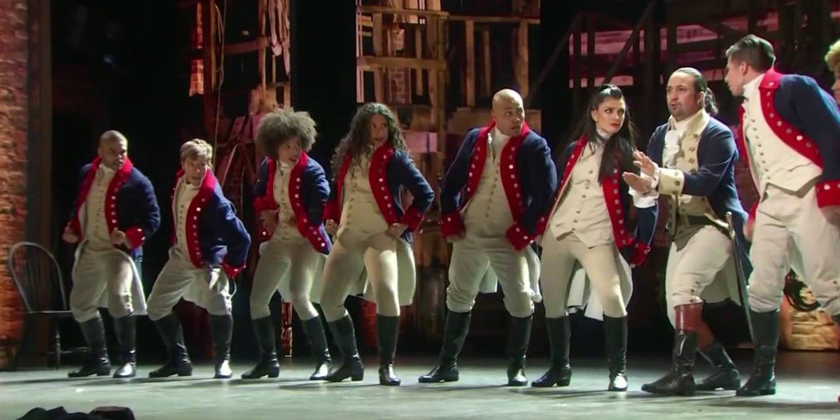 The Hamilton Cast at the 70th Annual Tonys Awards