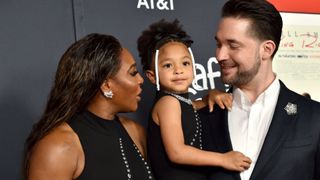 Serena Williams and Alexis Ohanian with baby Olympia