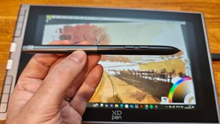 XPen Artist 12 (3rd gen) review: tablet on a wooden table