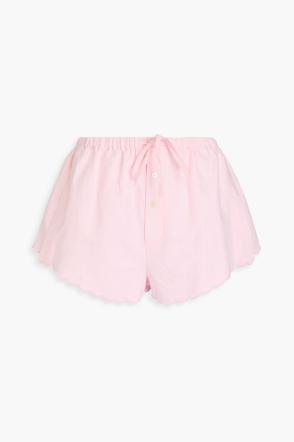 Linen and Cotton-Blend Shorts