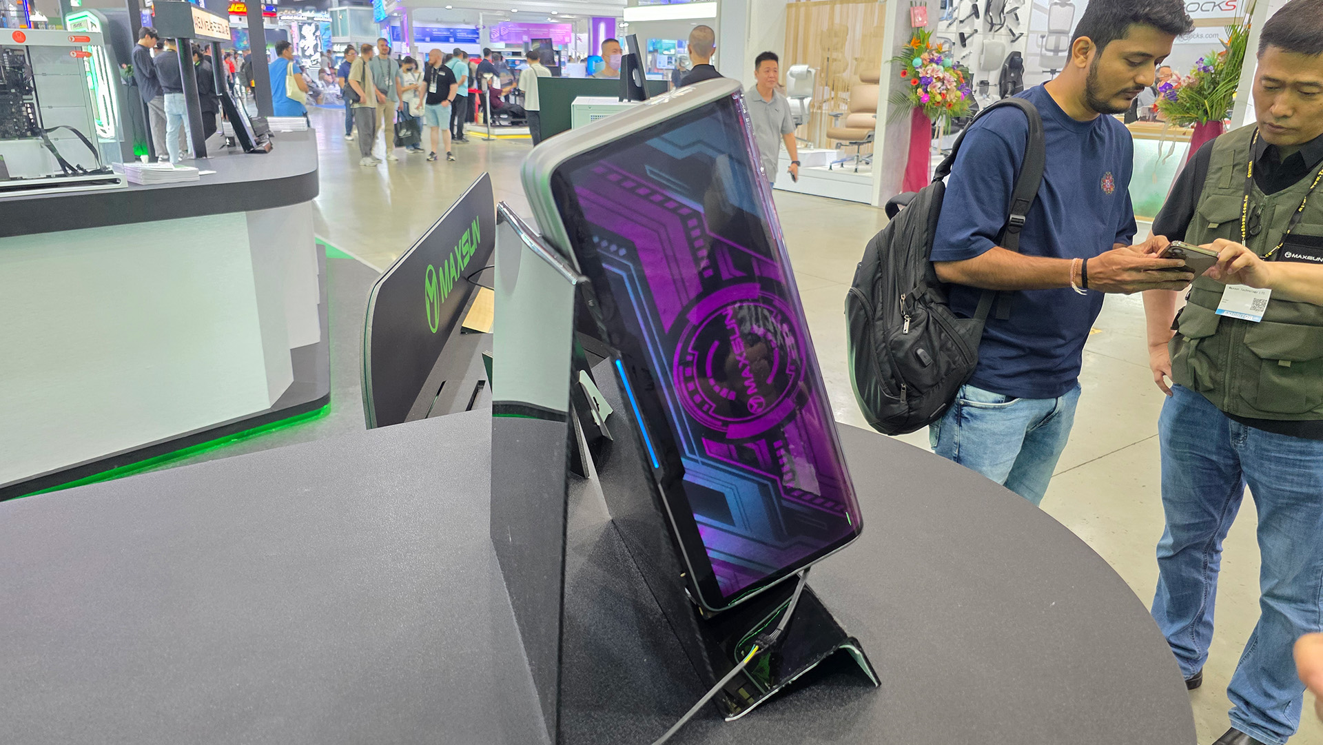 Maxsun concept RTX 50 series liquid-cooled graphics card