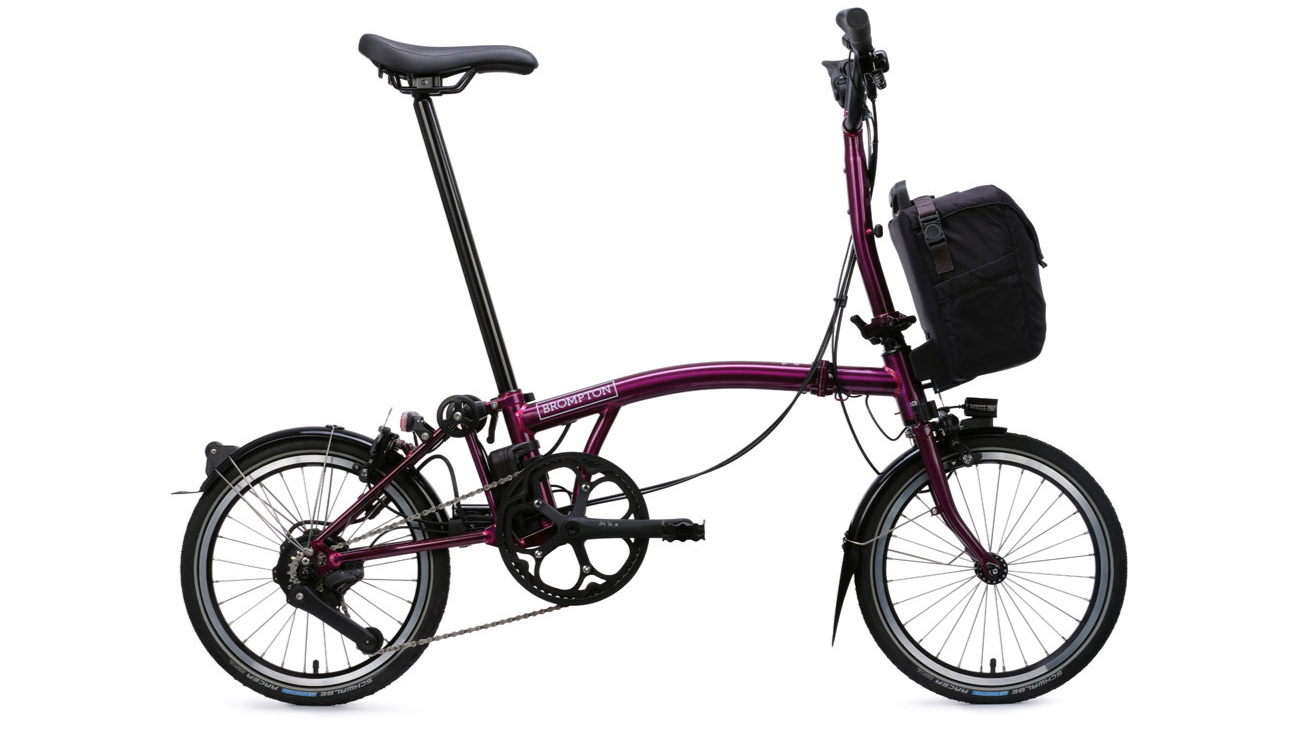Brompton Electric C Line on a white background
