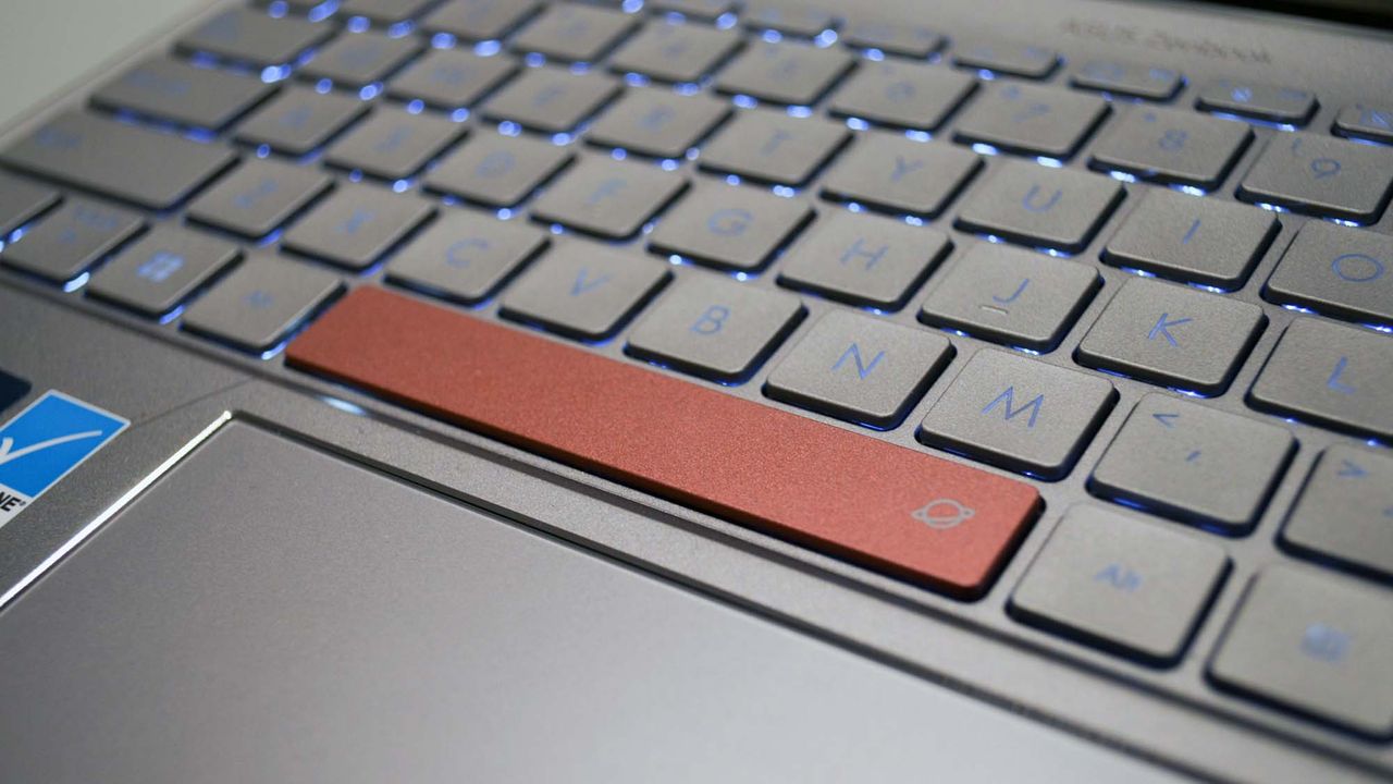 An Asus ZenBook 14X OLED Space Edition