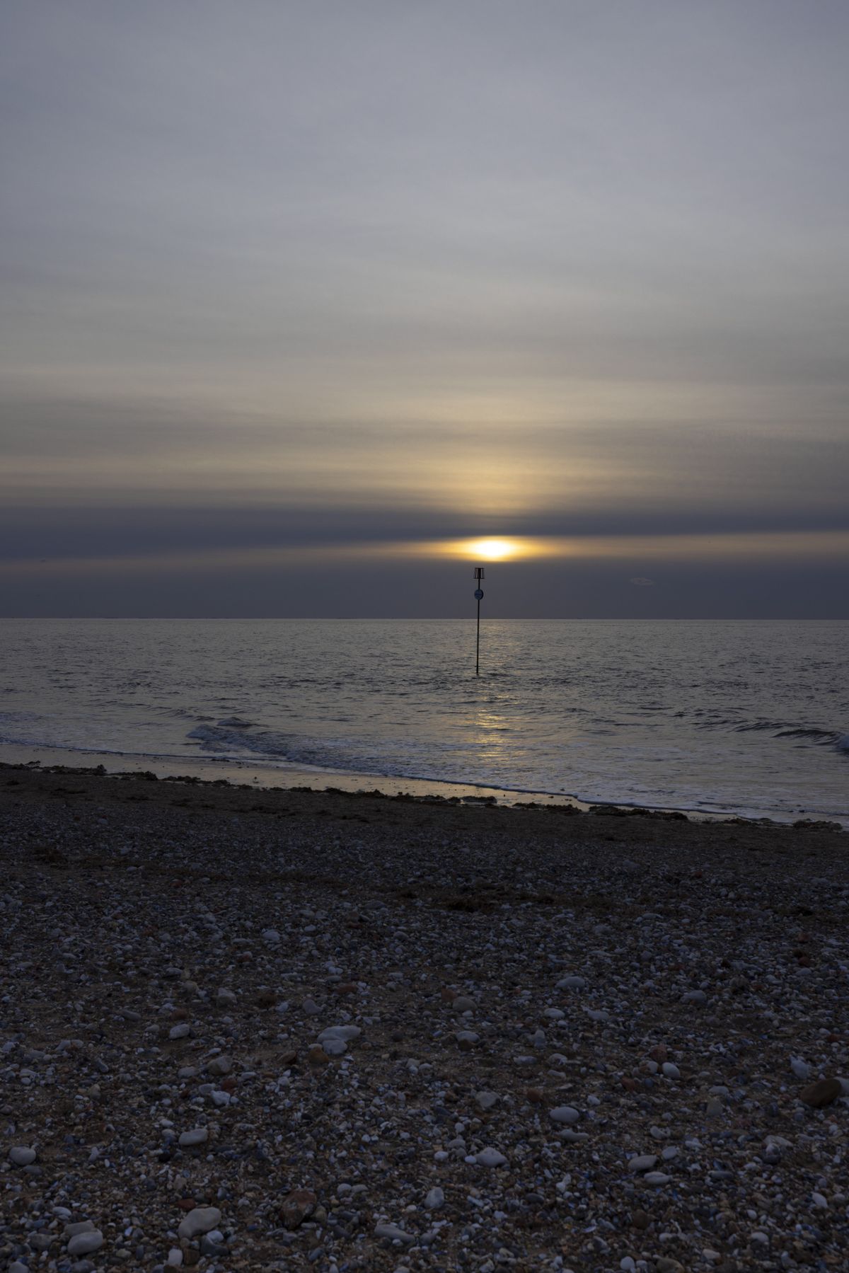 Marumi 100x150mm Magnetic Graduated ND Filter test shot taken at sunset on a beach