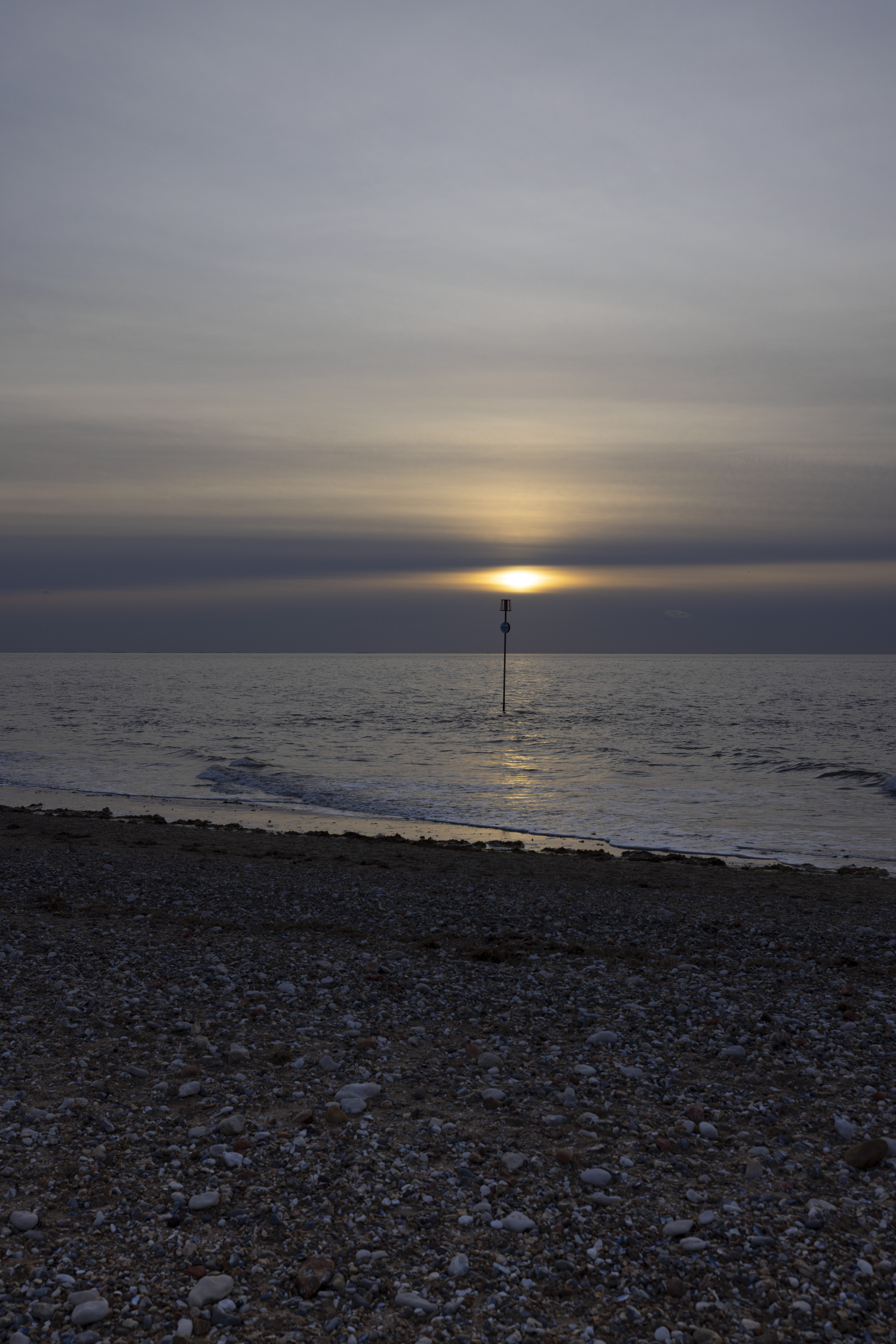 Marumi 100x150mm Magnetic Graduated ND Filter test shot taken at sunset on a beach