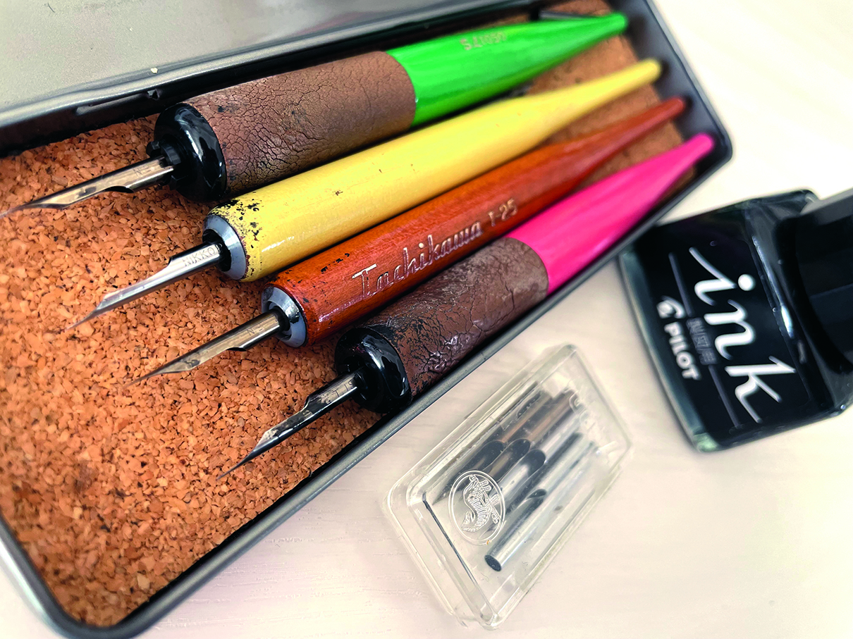 Shinn Uchida's art studio