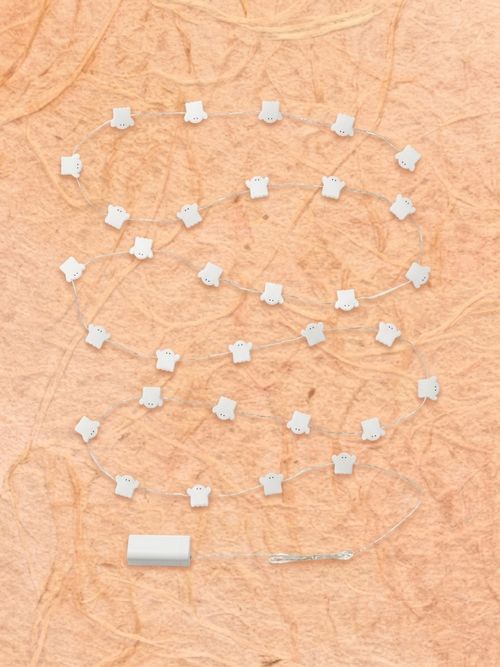 Kustfyr Led Lighting Chain With 32 Lights - Ghost/battery Operated White