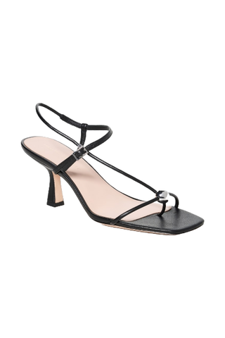 Loeffler Randall Triana Strappy Mid Heel Sandals With Ball 