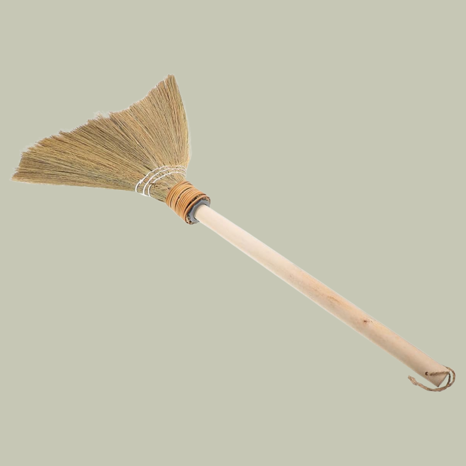 A handmade broom