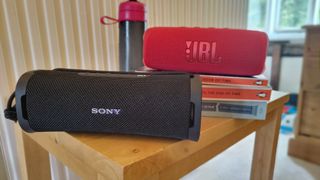 JBL Flip 6 side by side with Sony ULT Field 1