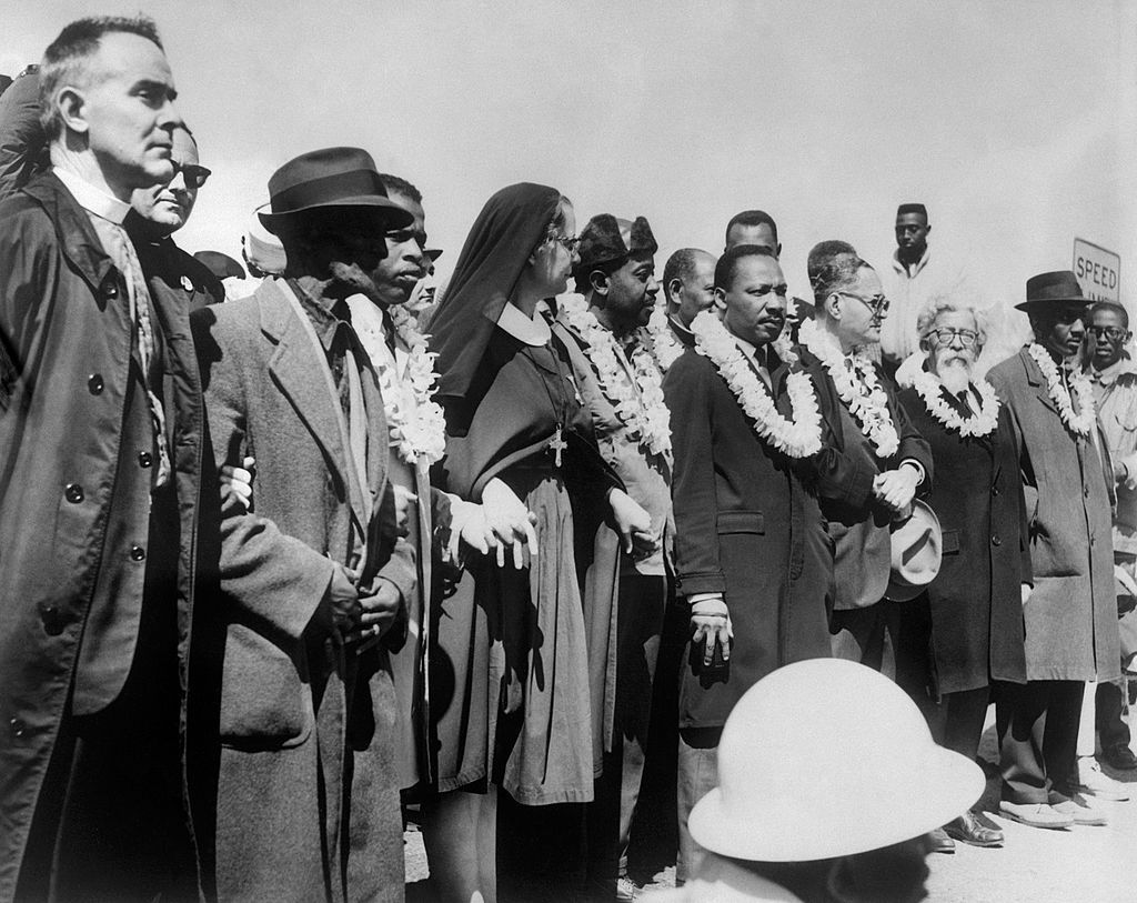 Rep. John Lewis marches with Martin Luther King in Selma