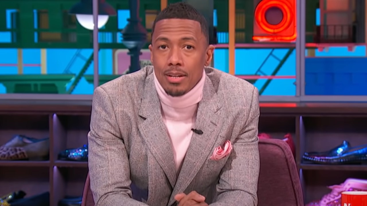 Nick Cannon speaks on his talk show.