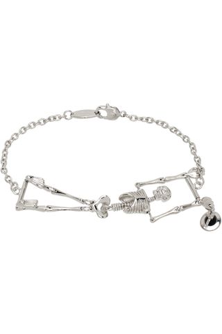 Vivienne Westwood Silver Skeleton Bracelet