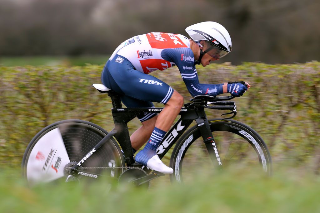 SAINTAMANDMONTROND FRANCE MARCH 11 Kenny Elissonde of France and Team Trek Segafredo during the 78th Paris Nice 2020 Stage 4 a 151km Individual Time Trial from SaintAmandMontrond to SaintAmandMontrond ITT ParisNice parisnicecourse PN on March 11 2020 in SaintAmandMontrond France Photo by Luc ClaessenGetty Images
