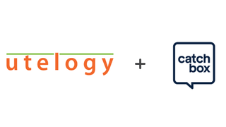 The Utelogy and Catchbox logos. 