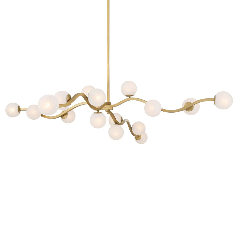sculptural chandelier