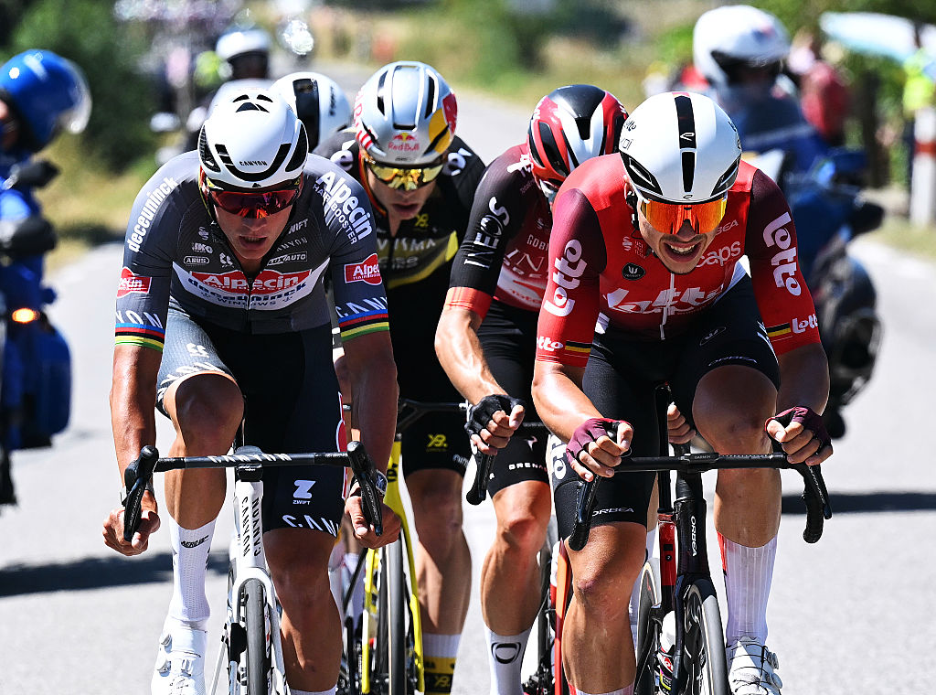 Mathieu van der Poel at the Tour de France