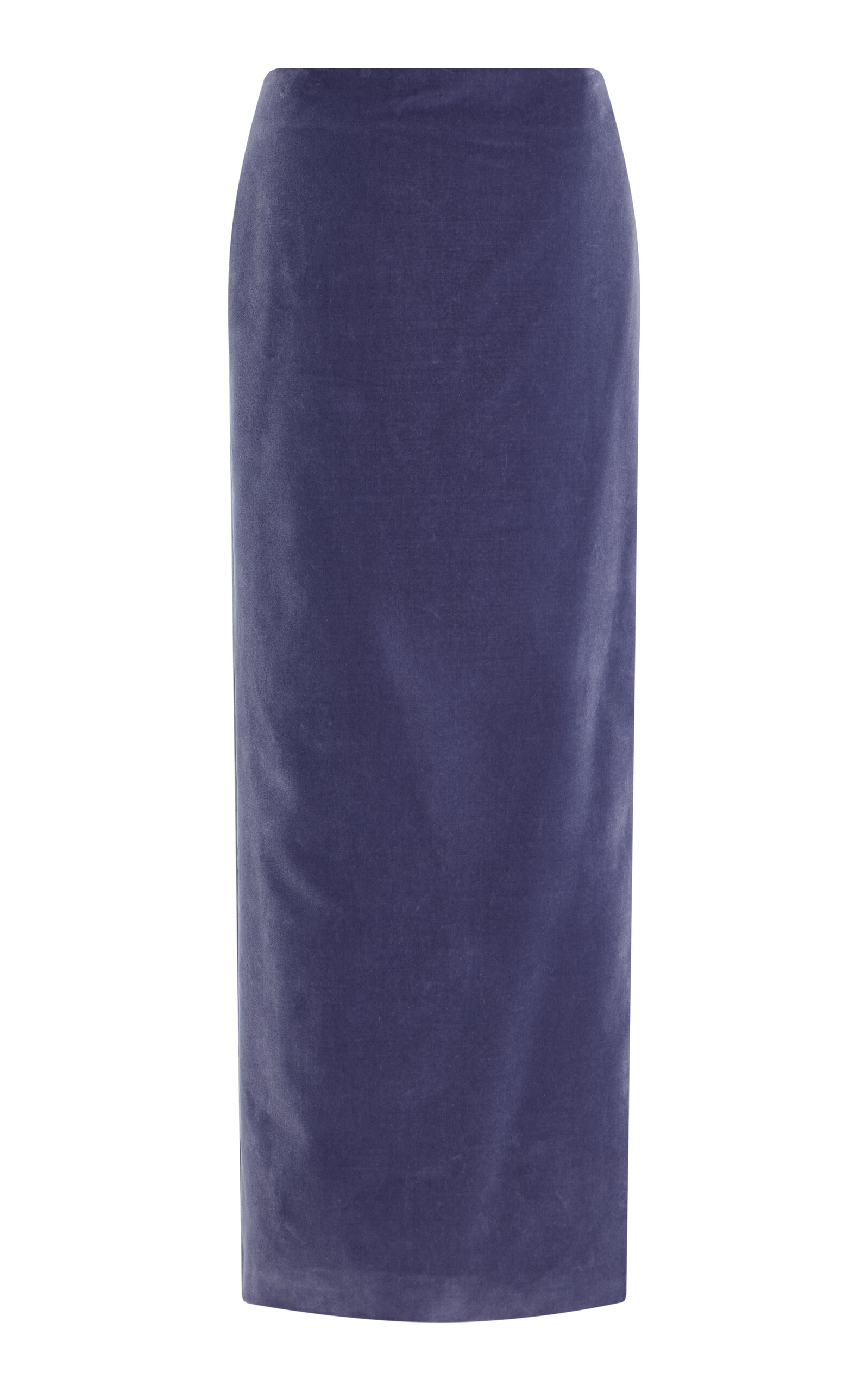 Exclusive Cotton Velvet Maxi Skirt