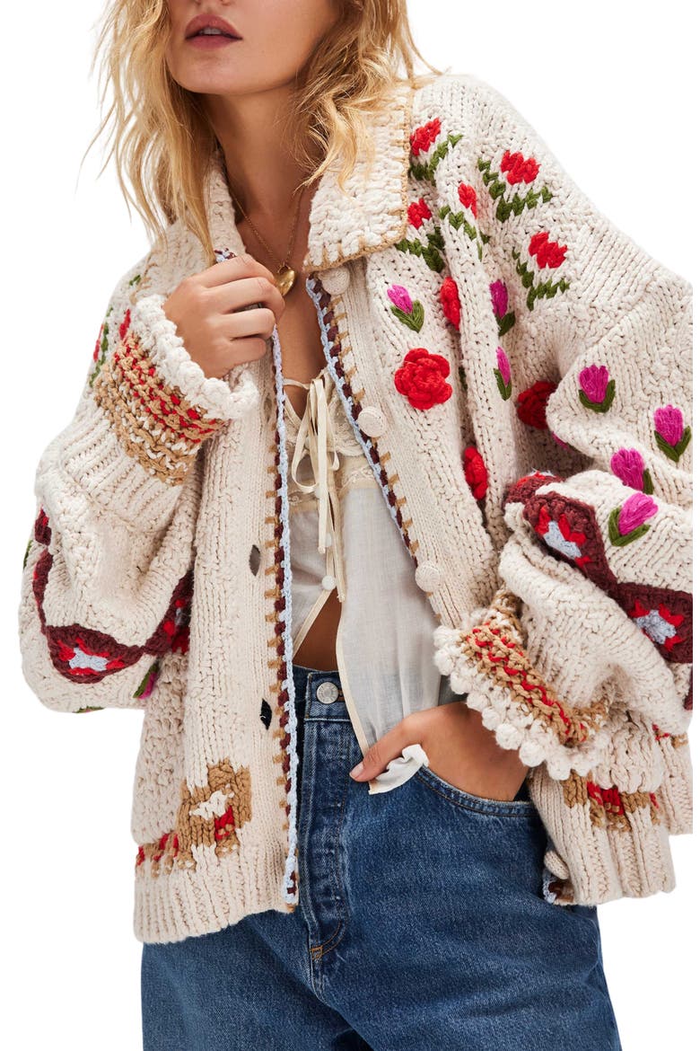 Rosebud Oversize Cardigan