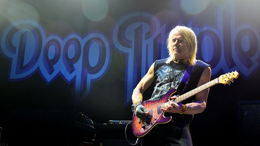 Guitarist Steve Morse of Deep Purple performs live on stage at Hard Rock Live in the Seminole Hard Rock Hotel &amp; Casino on February 10, 2022 in Hollywood, Florida