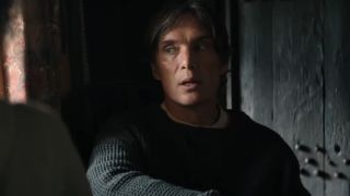 Cillian Murphy looking out the window in his cameo during 28 Years Later: The Bone Temple.