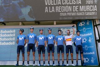Movistar will rely on stalwart Alejandro Valverde and new signing Enric Mas when racing restarts