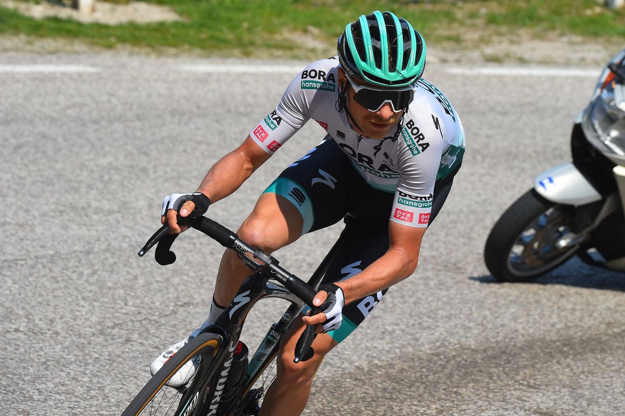 Tour of the Alps 2021 45th Edition 5th stage Valle del ChieseIdroland Riva del Garda 1209 km 23042021 Felix Grossschartner AUT Bora Hansgrohe photo Dario BelingheriBettiniPhoto2021