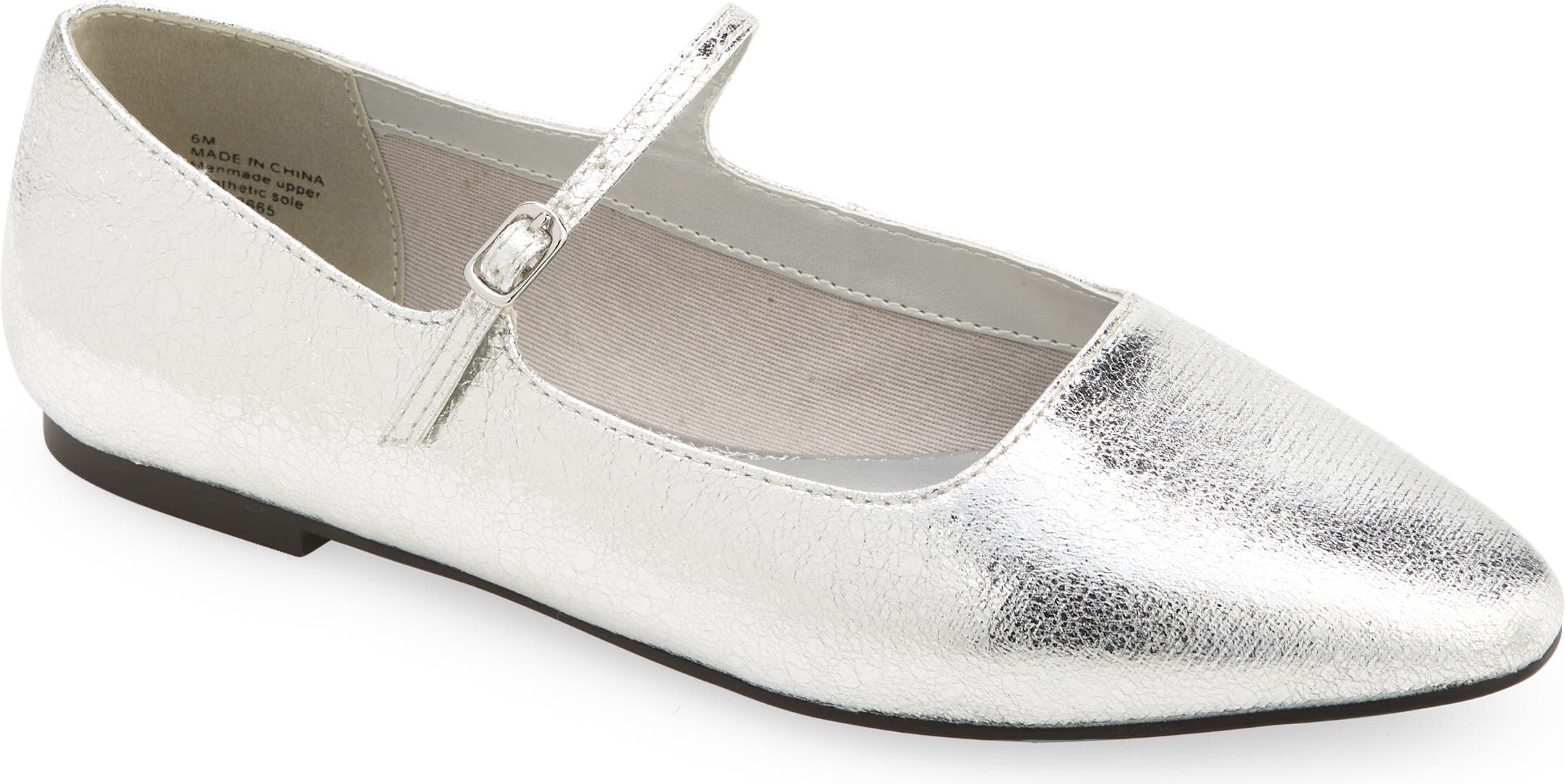 Regina Mary Jane Pointed Toe Flat