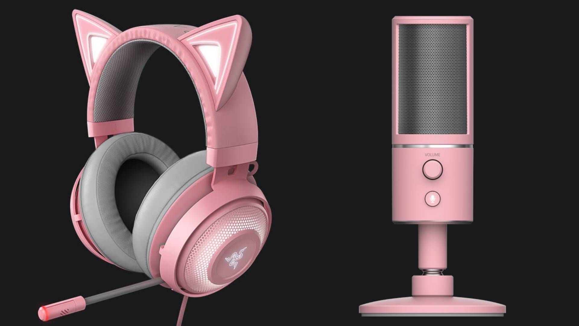 Save $50 on this Razer Seiren X mic and Razer Kraken Kitty headset