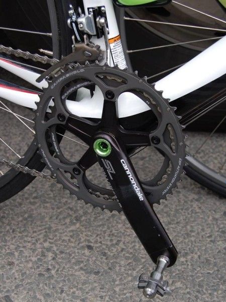 Campagnolo provided their Paris-Roubaix teams with special 53/44T chainrings.