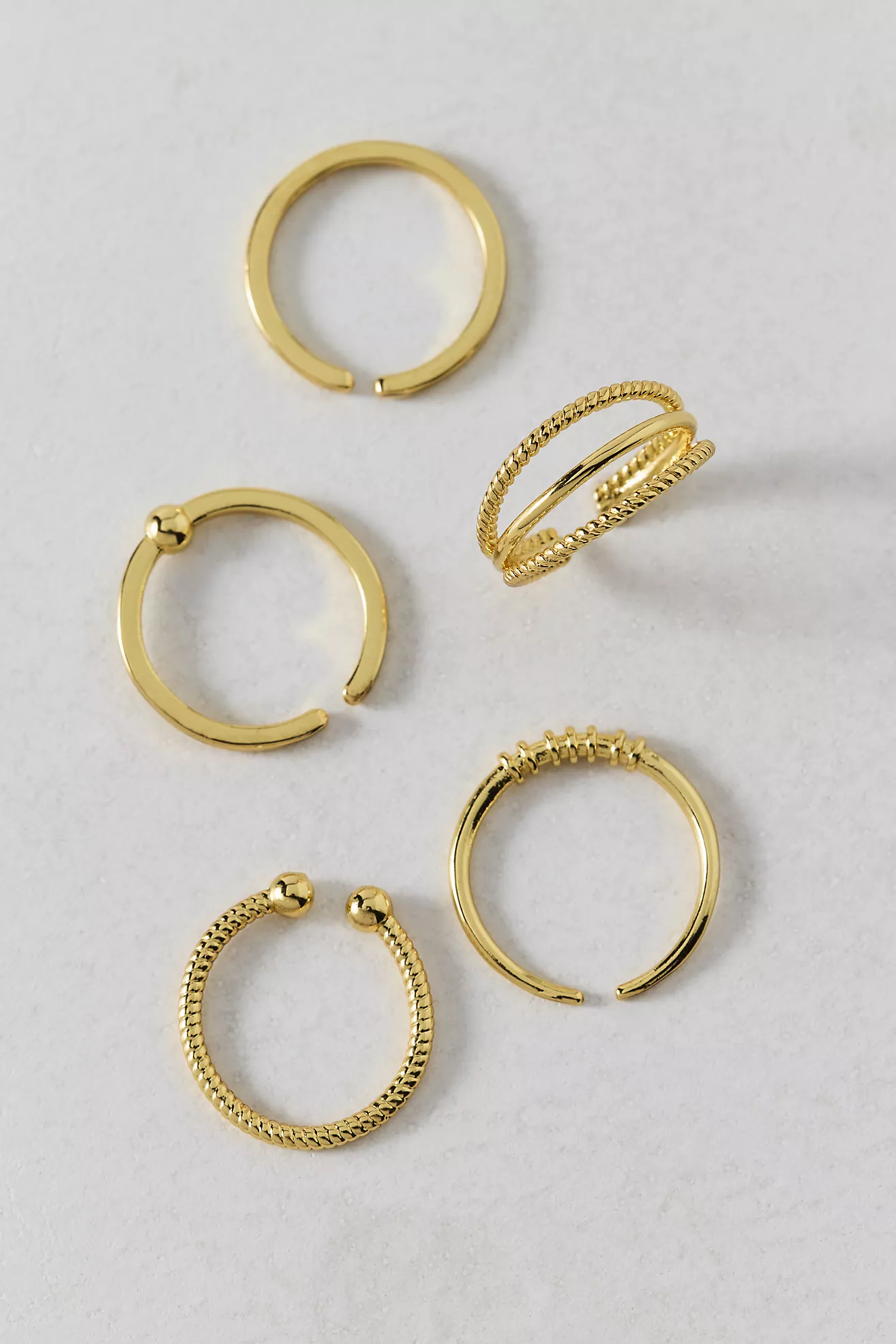 Simple Midi Ring & Toe Ring Set