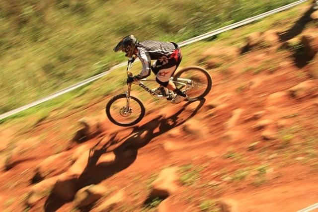 Chris Nixon, racing in the competitive veteran category won his class by less than a second