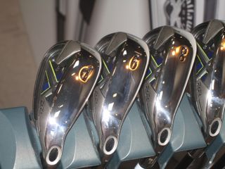 Callaway X22 irons from the sole