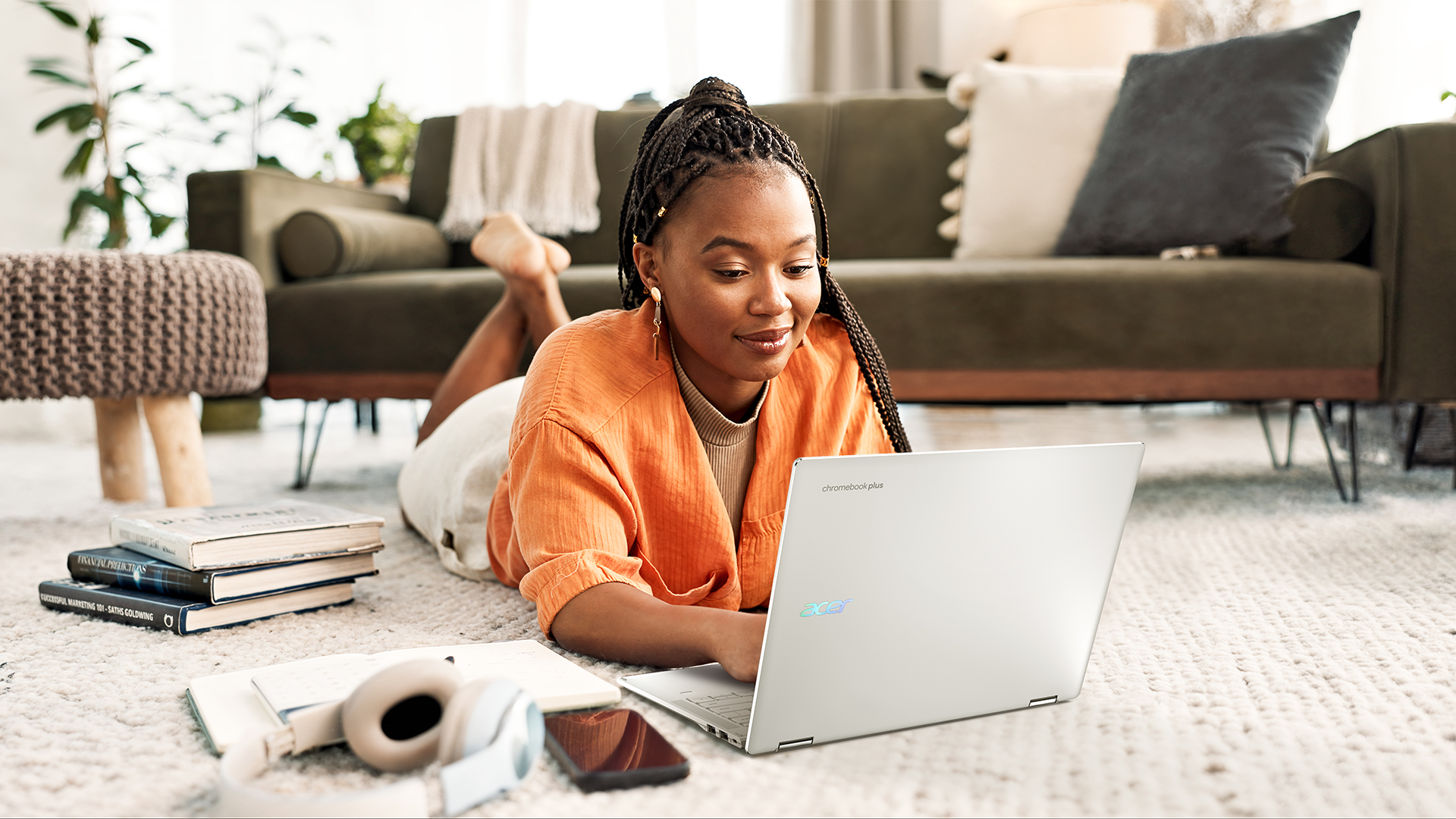 Acer Chromebook Plus Spin 514 announcement lifestyle image