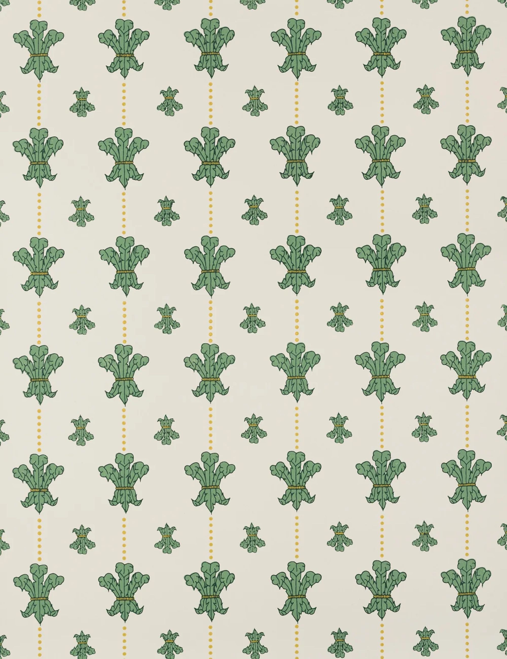 Beata Heuman, Florentine Flowers Wallpaper (10m Roll)