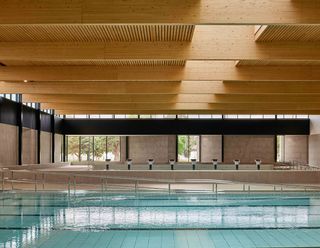 Northcote Aquatic Recreation Centre interior with pool