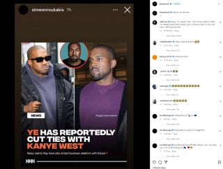 Kanye West Instagram post