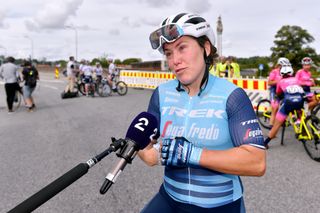 Chloe Hosking after her victory in the Tour of Norway
