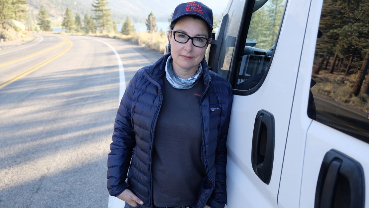 Sue Perkins in Sue Perkins&#039; Big American Road Trip.