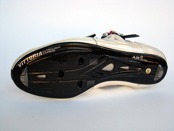 The 'Ultralight Carbon' sole features new vents and more lateral adjustment for the cleat