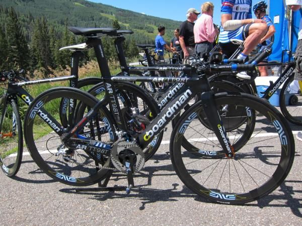 UnitedHealthcare riders stuck to its Boardman time trial bikes for stage 3.