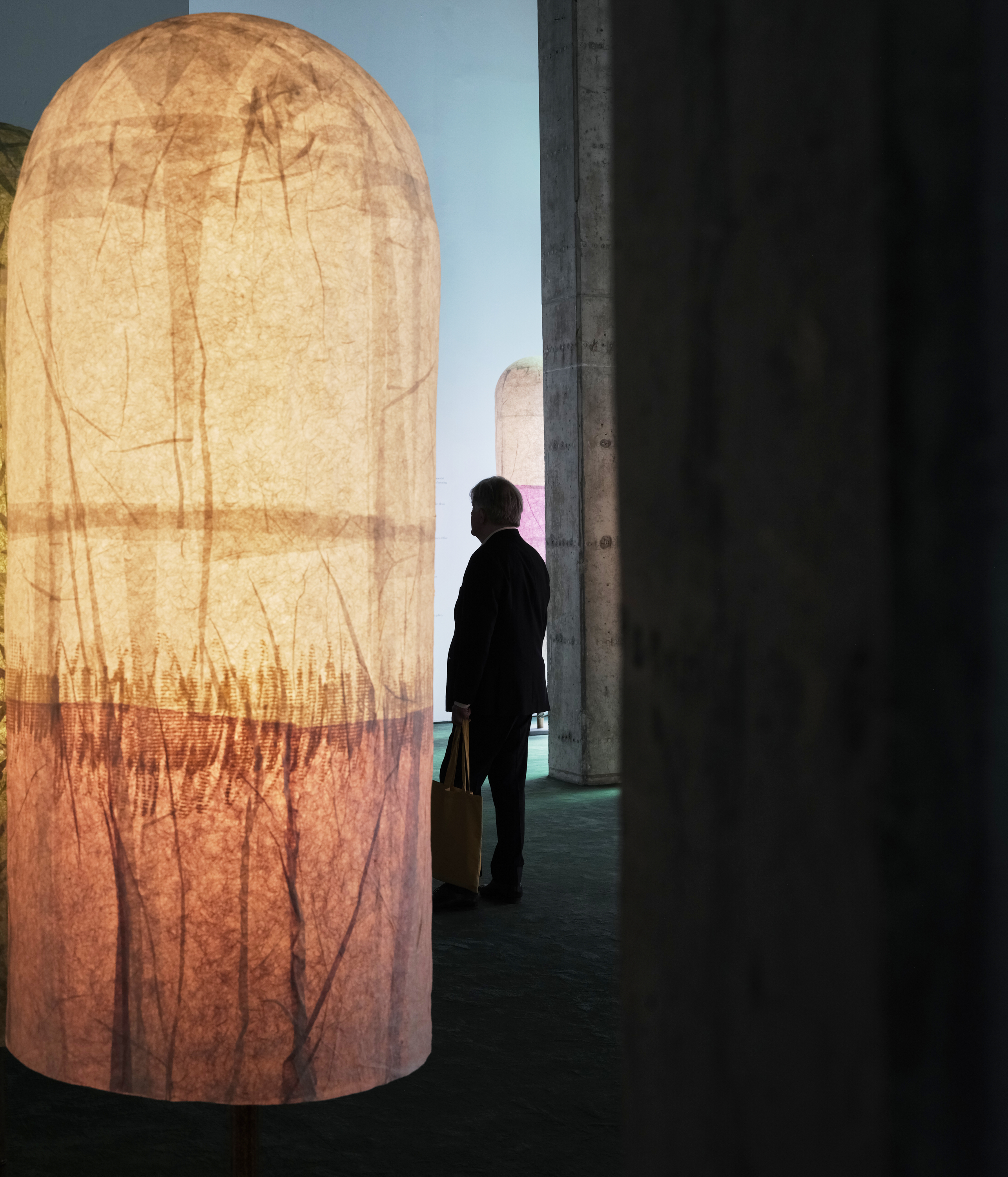 Rosewood installation featuring 15 lights by Andrea Branzi at Milan Design Week 2026