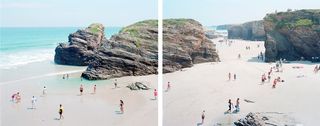 'Las Catedrales Diptych' by Massimo Vitali, 2011