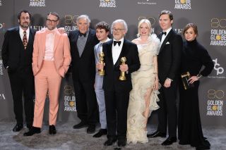 The cast of Fablemans at The Golden Globes