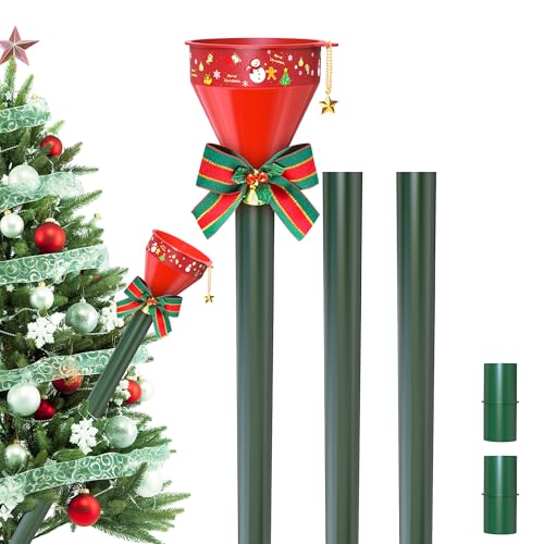 Christmas Tree Watering System, 50 Inch Long Christmas Tree Watering Funnel Tool for Xmas Plant Watering Indoor Outdoor Large Plants