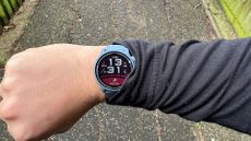 Coros Pace 2 running watch being tested by Live Science contributor Lloyd Coombes